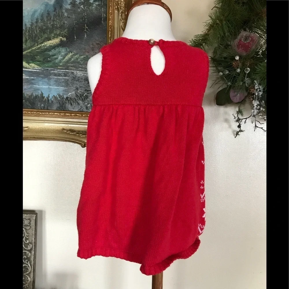 Carter’s Baby Girl Snowflake Sweater Dress